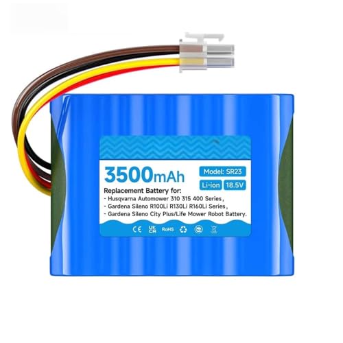 18.5V 3500mAh Rasenmäher Akku 584 85 28-01 Kompatibel Mit Husqvarna Automower 310/315/315X/ 420/ 430X /440 /450X 18.5V 3500mAh Rasenmäher Akku 584 85 28-01 Kompatibel Mit Husqvarna Automower 310/315/315X/ 420/ 430X /440 /450X von JKDND