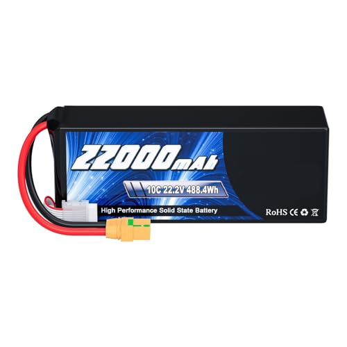6S 22.2V 10C 22000mAh Lipo FPV Drohnen Akku UAV Batterien Elektrische Ladeanzeige XT90-S Kompatibel Mit RC Autos Drohne Quadcopter 6S 22.2V 10C 22000mAh Lipo FPV Drohnen Akku UAV Batterien Elektrische Ladeanzeige XT90-S Kompatibel Mit RC Autos Drohne Quadcopter von JKDND