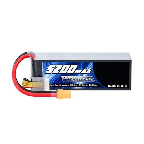 6S 5200mAh 22.2V 50C Lipo Akku FPV Drohnen Akku XT90 Stecker Kompatibel Mit Flugzeug Helikopter RC Auto LKW Quadcopter RC Hobby 6S 5200mAh 22.2V 50C Lipo Akku FPV Drohnen Akku XT90 Stecker Kompatibel Mit Flugzeug Helikopter RC Auto LKW Quadcopter RC Hobby von JKDND