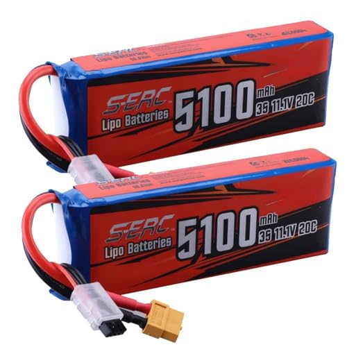 JKDND 3S 11.1V 5100mAh 20C RC Lithium Ion Akku Mit XT60 SteckerKompatibel Mit RC Flugzeugen Quadcopter Helikoptern Drohnen FPV Modellen Rennwagen Hobby Zubehör JKDND 3S 11.1V 5100mAh 20C RC Lithium Ion Akku Mit XT60 SteckerKompatibel Mit RC Flugzeugen Quadcopter Helikoptern Drohnen FPV Modellen Rennwagen Hobby Zubehör von JKDND