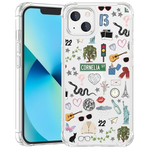 JKLASD Musiker-Handyhülle, kompatibel mit iPhone 13, Cool Queen, transparente Handyhüllen für Frauen JKLASD Musiker-Handyhülle, kompatibel mit iPhone 13, Cool Queen, transparente Handyhüllen für Frauen von JKLASD