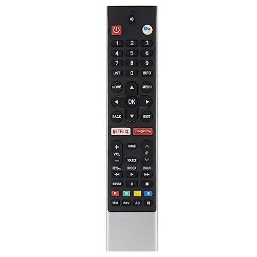 JKZTJOF HS-7700 Sprachfernbedienung für Skyworth Smart TV HS-7700J HS-7720 mit Google Play und Netflix-Taste von JKZTJOF