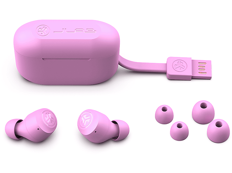 JLAB Go Air Pop True Wireless, In-ear Kopfhörer Bluetooth Pink von JLAB