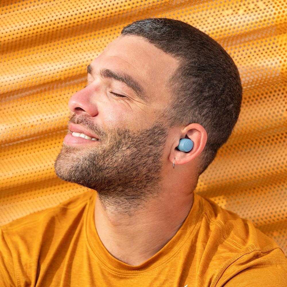 JLab GO Air POP True Wireless Kopfhörer True Wireless Stereo (TWS) im Ohr Anrufe/Musik Bluetooth Grau (IEUEBGAIRPOPRSLT124) von JLAB