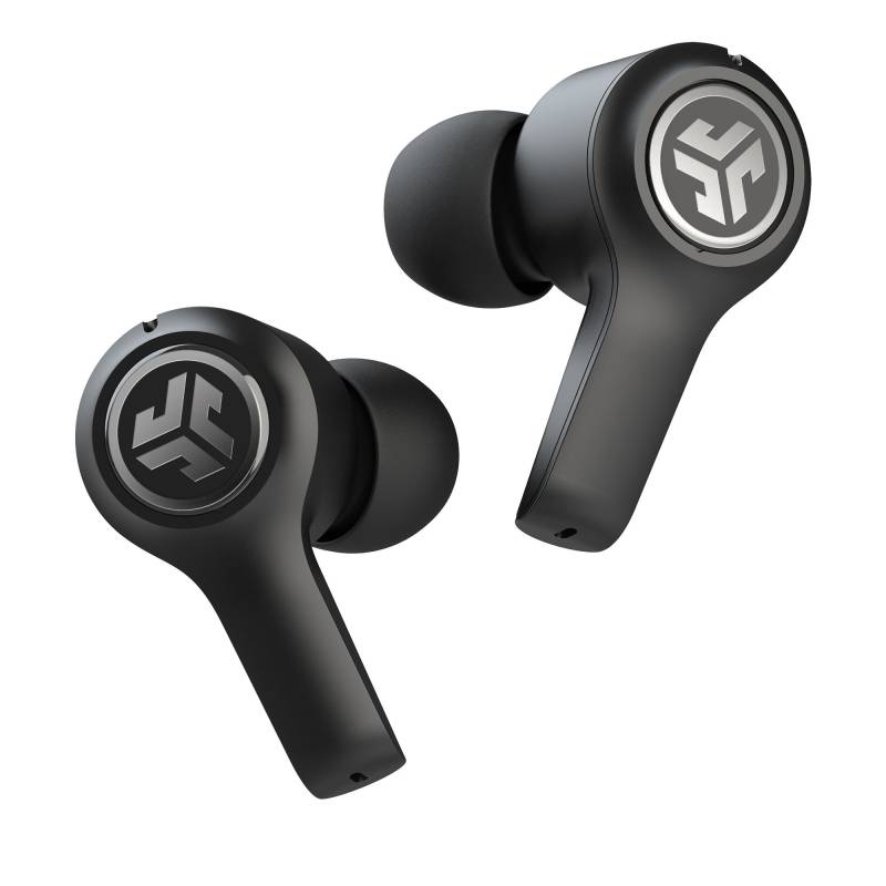 JLab JBuds Air Excecutive Schwarz - True Wireless In-Ear-Kopfhörer (30 Stunden Akkulaufzeit, Dual Mikrofon, Touch Sensor) von JLAB