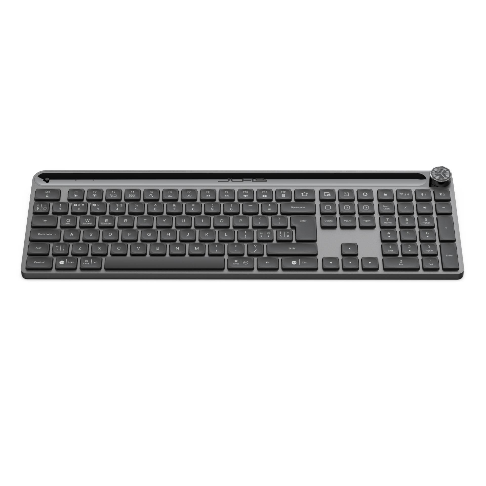 Jlab Epic Keyboard - DE-Layout - Black Verbindung über Bluetooth oder USB Dongle, Beleuchtete Tasten, Schnelltasten und Medienknopf Jlab Epic Keyboard - DE-Layout - Black Verbindung über Bluetooth oder USB Dongle, Beleuchtete Tasten, Schnelltasten und Medienknopf von JLAB