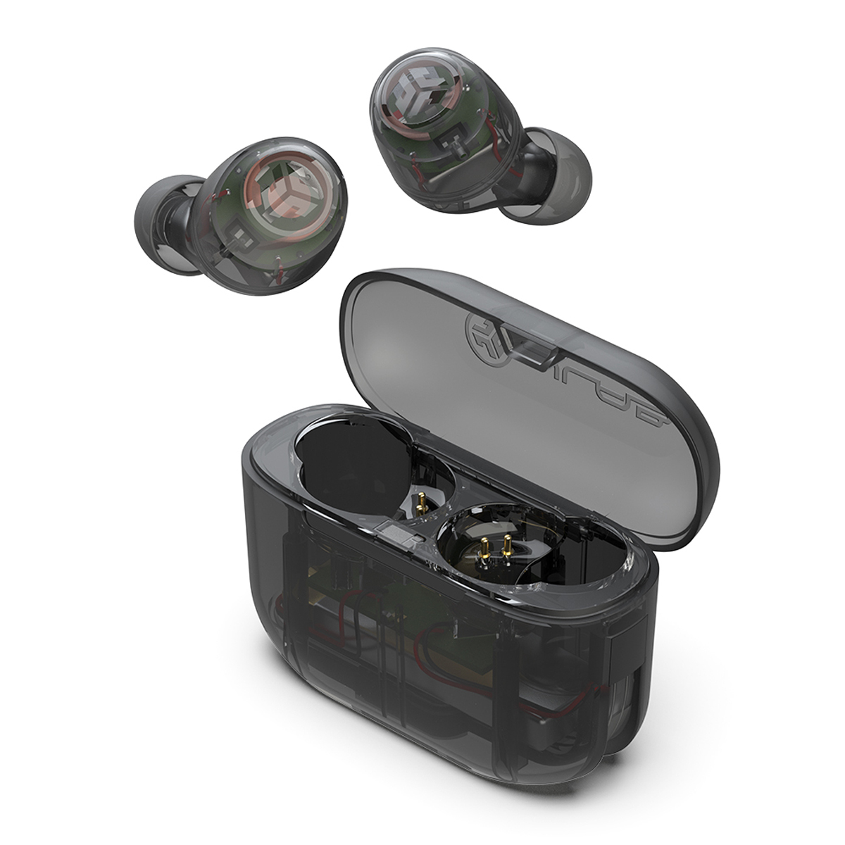 Jlab Go Air Pop TWS Headphones Clear Bluetooth 5.1, 10m Reichweite von JLAB