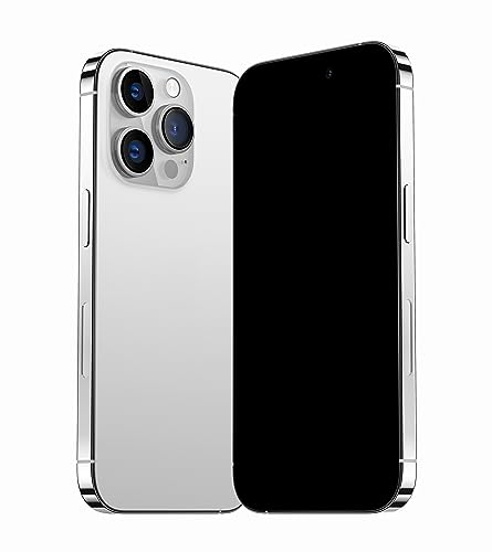 Dummy Premium Display Modell Handy für Apples iPhone Pro 14, Silber Nachbildungsgerät für Display und Streich | Kompatibel mit iPhone Hüllen - Pro 14, Silber von JLE