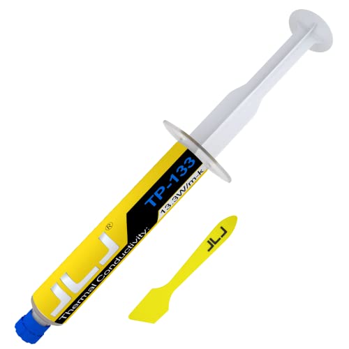 JLJ Wärmeleitpaste, 40g CPU Paste Wärmeleitpaste Kühlkörper enthalten 4 Werkzeugsätze für IC/Prozessor/CPU/GPU/PS4/alles Kühler, Hochleistungs-Wärmeleitpaste auf Kohlenstoffbasis von JLJ
