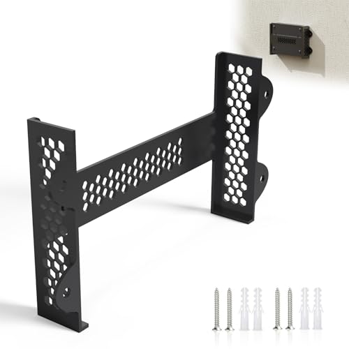 JLNJLE Halterung kompatibel mit TP-LINK TL-SG108 TL-SG108E 8-Port Netzwerk Switch, Metallisch Wandhalterung für LAN Switch Halter Unter dem Schreibtisch, für Startseite Büro von JLNJLE