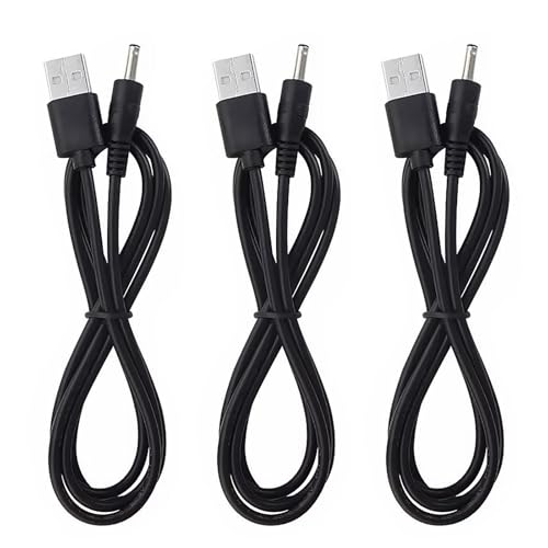 JLY 3 Stück USB auf DC 3,5 mm x 1,35 mm Netzkabel, 12 V 2 A, USB 2.0 A-Stecker auf DC 3,5 mm x 1,35 mm Stecker, 12 V 2 A, Strom-Ladekabel, für USB-Lichter, USB-Lüfter, Lautsprecher und mehr JLY 3 Stück USB auf DC 3,5 mm x 1,35 mm Netzkabel, 12 V 2 A, USB 2.0 A-Stecker auf DC 3,5 mm x 1,35 mm Stecker, 12 V 2 A, Strom-Ladekabel, für USB-Lichter, USB-Lüfter, Lautsprecher und mehr von JLY