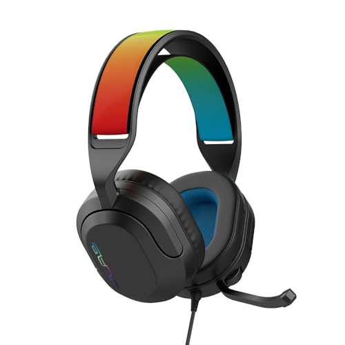 JLAB Nightfall Wired Gaming Headset Black Kabelgebunden, 3,5-mm-AUX-Konsolenkabel von JLab