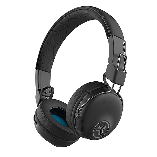 JLab Audio Studio Wireless Kopfhörer, Bluetooth Kopfhörer mit 30+ Stunden Akkulaufzeit und Custom EQ3-Sound, On-Ear Kopfhörer mit Mikro, Schwarz JLab Audio Studio Wireless Kopfhörer, Bluetooth Kopfhörer mit 30+ Stunden Akkulaufzeit und Custom EQ3-Sound, On-Ear Kopfhörer mit Mikro, Schwarz von JLab