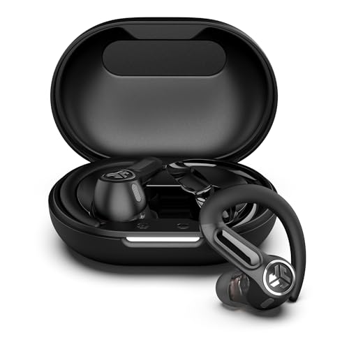 JLab Epic Air Sport Gen 3 ANC Kopfhörer In Ear, Sportkopfhörer Bluetooth, 68+ Std., Noise Cancelling True Wireless Kopfhörer kabellos mit Bügel, IP66-schweißresistent, USB-C-Ladebox JLab Epic Air Sport Gen 3 ANC Kopfhörer In Ear, Sportkopfhörer Bluetooth, 68+ Std., Noise Cancelling True Wireless Kopfhörer kabellos mit Bügel, IP66-schweißresistent, USB-C-Ladebox von JLab
