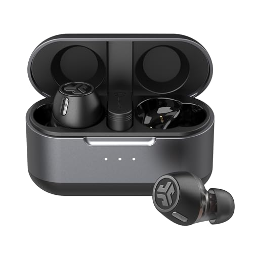 JLab Epic Lab Edition True Wireless Earbuds, Smart Active Noise Cancelling Kopfhörer In Ear mit Hybrid Dual Drivers, Bluetooth LE Audio, 56+ Std. Spielzeit, IP55 Schutz, kabellose Aufladung von JLab