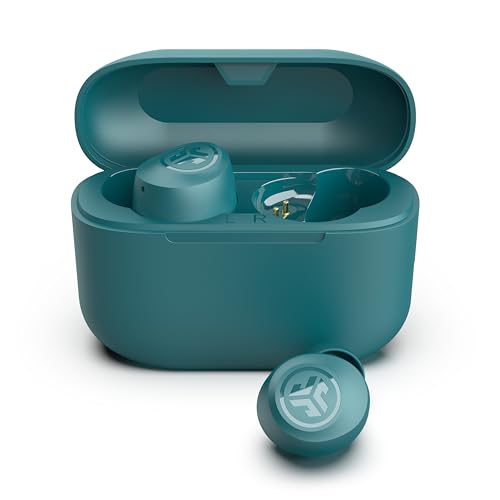 JLab Go Air Pop+ In Ear Kopfhörer kabellos Bluetooth, True Wireless Kopfhörer, 35+ Std Headphones, kabellose Ohrhörer, Earbuds mit Mikrofon, USB-C Ladebox, Dual Connect, EQ3 Sound, Blaugrün JLab Go Air Pop+ In Ear Kopfhörer kabellos Bluetooth, True Wireless Kopfhörer, 35+ Std Headphones, kabellose Ohrhörer, Earbuds mit Mikrofon, USB-C Ladebox, Dual Connect, EQ3 Sound, Blaugrün von JLab