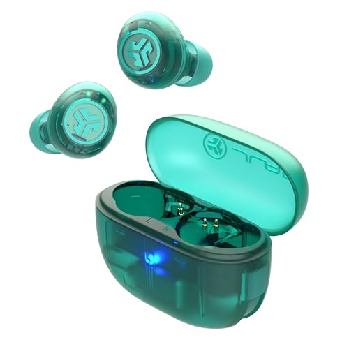 JLab Go Pop ANC In Ear Kopfhörer Bluetooth, Active Noise Cancelling kabellose Kopfhörer 24+ Std. Spielzeit, True Wireless Earbuds, IP55 schweißresistent, Multipunkt, Transparentes Blaugrün JLab Go Pop ANC In Ear Kopfhörer Bluetooth, Active Noise Cancelling kabellose Kopfhörer 24+ Std. Spielzeit, True Wireless Earbuds, IP55 schweißresistent, Multipunkt, Transparentes Blaugrün von JLab