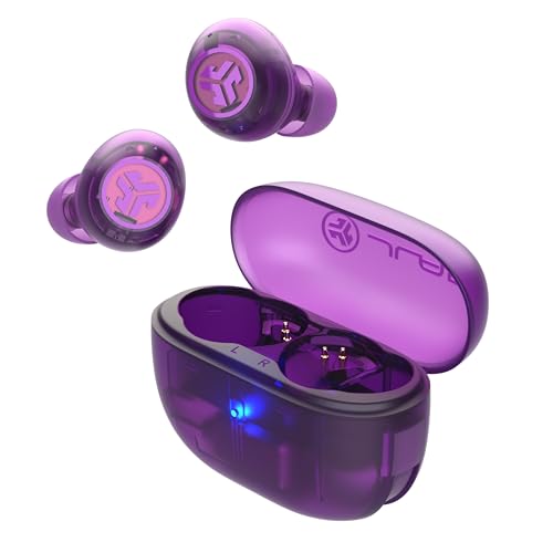 JLab Go Pop ANC In Ear Kopfhörer Bluetooth, Active Noise Cancelling kabellose Kopfhörer 24+ Std. Spielzeit, True Wireless Earbuds, IP55 schweißresistent, Multipunkt, Transparentes Violett JLab Go Pop ANC In Ear Kopfhörer Bluetooth, Active Noise Cancelling kabellose Kopfhörer 24+ Std. Spielzeit, True Wireless Earbuds, IP55 schweißresistent, Multipunkt, Transparentes Violett von JLab