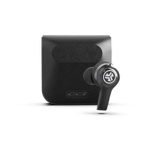 JLab JBuds Air Excecutive Schwarz - True Wireless In-Ear-Kopfhörer (30 Stunden Akkulaufzeit, Dual Mikrofon, Touch Sensor) von JLab