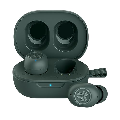 JLab JBuds Mini True Wireless Earbuds, Kopfhörer In Ear, Bluetooth Ohrhörer mit Mikrofon, Kabellose Ohrstöpsel, TWS Bluetooth Ohrhörer mit Mikrofon, USB-Ladeetui, Dual Connect, EQ3-Sound, Salbeigrün von JLab