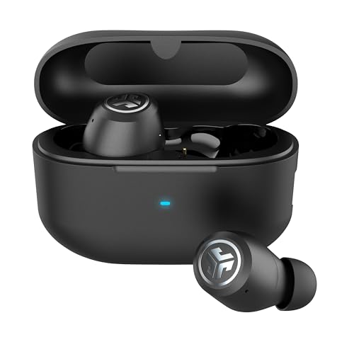 JLab JBuds True Wireless ANC 3 In Ear Kopfhörer Bluetooth, Smart Active Noise Cancelling kabellose Kopfhörer 42+ Std. Spielzeit, IP55 schweißresistent, EQ3 Sound, Headset mit Mikrofon & USB-Ladecase von JLab