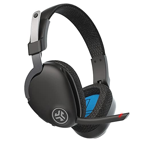 JLab JBuds Work Wireless Headset mit Mikrofon - Over-Ear Computer Headsets, Kopfhörer Verwendbar mit Kabel oder Kabellos 60+ Stunden Spielzeit - Multipoint Bluetooth Headset für PC, Laptop, Teams von JLab