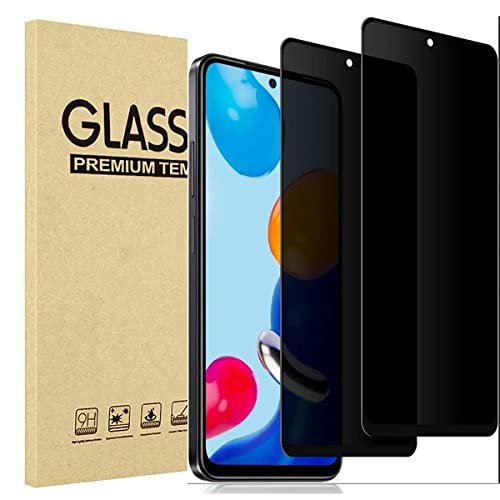 JMDZDL Sichtschutz für Xiaomi Redmi Note 11 Pro Schutzfolie, [2 Stück] Anti-Spähen Panzerglasfolie für Redmi Note 11 Pro 6.67" Anti-Spy Displayschutzfolie Gehärtetes Glas Full Screen Blickschutzfolie von JMDZDL