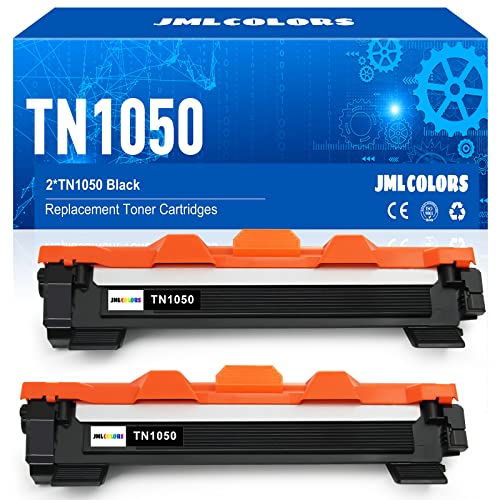 JMLCOLORS TN1050 TN-1050 Toner Kompatible für Brother TN1050 Toner kompatibel mit Brother DCP-1510 DCP-1612W DCP-1610W DCP-1512 MFC-1810 MFC-1910W HL-1110 HL-1210W HL-1212W HL-1112 (Schwarz, 2er-Pack) von JMLCOLORS