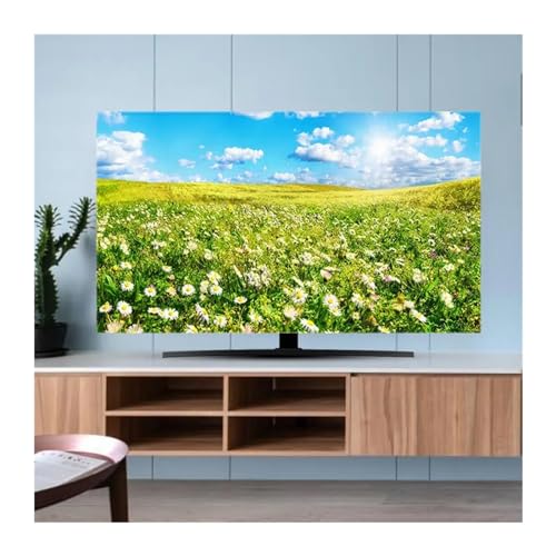 JMORCO Schutzhülle Fernseher Outdoor TV-Abdeckung Staubschutztuch 32-70 Zoll Höhe Qualität Haushalt Hängender Desktop Gebogener TV Universal(11,55inch 130x80cm) von JMORCO