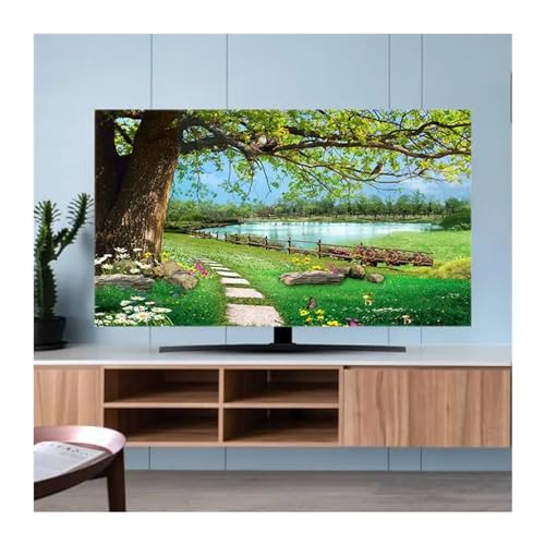 JMORCO Schutzhülle Fernseher Outdoor TV-Abdeckung Staubschutztuch 32-70 Zoll Höhe Qualität Haushalt Hängender Desktop Gebogener TV Universal(12,40-43inch 102x65cm) von JMORCO