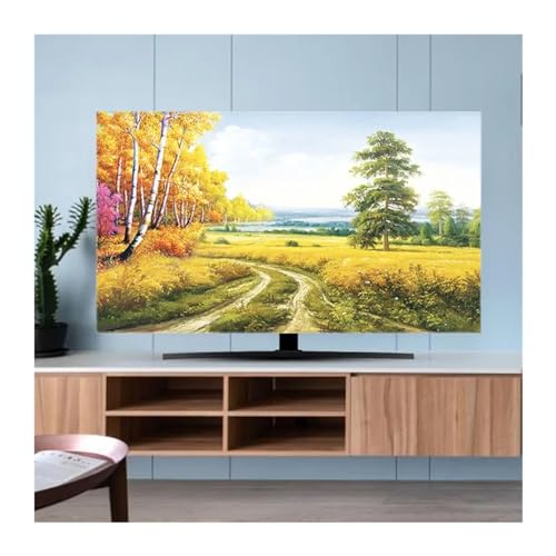 JMORCO Schutzhülle Fernseher Outdoor TV-Abdeckung Staubschutztuch 32-70 Zoll Höhe Qualität Haushalt Hängender Desktop Gebogener TV Universal(13,55inch 130x80cm) von JMORCO