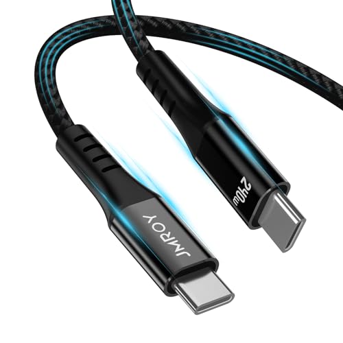 USB C Kabel 2M, 240W PD Schnellladekabel USB C auf USB C Kabel, Zinklegierung Typ C Ladekabel für MacBook Pro 2020 iPad Air Dell HP Samsung Galaxy S22 S21 S20, Steam Deck von JMROY