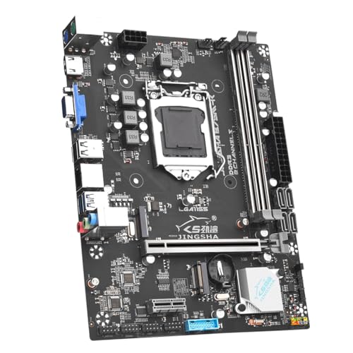 JMT B75M-K 16GB Mainboard PCI Express 16X MATX M.2 Board DDR3 Speicher kompatibel mit Intel Sockel LGA1155 CPU Desktop von JMT