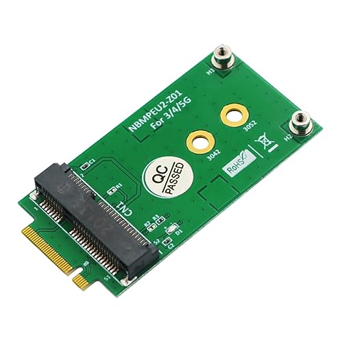 JMT NGFF M.2 Key B zu Mini PCI-E Adapter für 3G/4G/5G GSM LTE Modul Mini PCIe Karte zu Desktop PC (kein SIM-Kartensteckplatz) von JMT