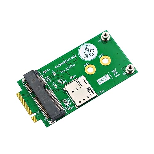 JMT NGFF M.2 Key B zu Mini PCI-E Adapter für 3G/4G/5G GSM LTE Modul Mini PCIe Karte zu Desktop PC (mit SIM-Kartensteckplatz) von JMT