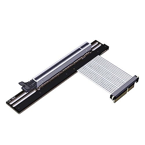 JMT PCI-E 4.0 x4 auf x16 GPU Grafikkarte Verlängerungskabel 64G/BPS Verlängerung 1U für RTX3090 RX6800xt (15 cm, K23SH-TL) von JMT