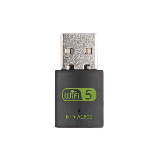 JMT WiFi6E Wireless Netzwerkkarte USB 3.0 Tri Band 2.4G/5G/6GHz Empfänger Kompatibel mit Bluetooth Win 10/11 PC Laptop (600M+4.2B T) von JMT