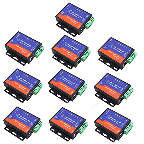 USR-TCP232-306 Serieller Port RS232/RS485/RS422 zu TCP-Konverter mit DHCP und integrierter Webseite mit 5 V 3 A Netzteil (10 Stück) von JMT