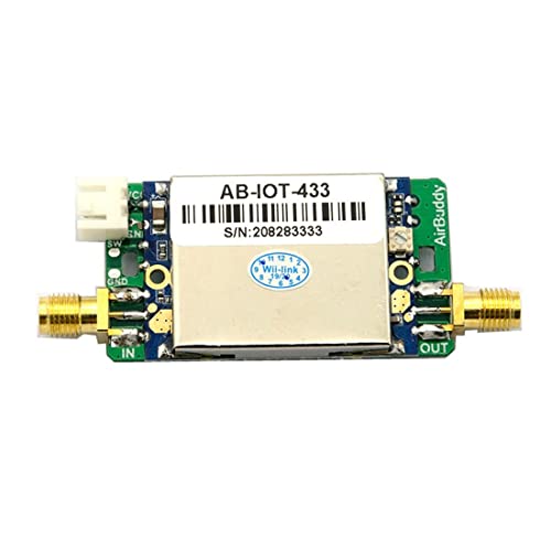 Zwei-Wege Lora Signal Booster, 433MHz/510MHz JMT Power Signal Amplifier Module WiFi Range Extender Senden & Empfangen für Lora Router Ethernet RC Drohne (IOT-433MHz SMA) von JMT