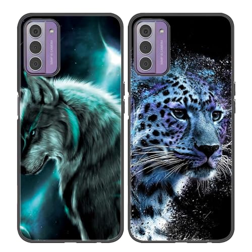 JMTALL 2X Hülle für Nokia G42 5G Silikon Handyhülle Case Leopard Mond Wolf Motiv Ultra Dünn Weiche TPU Silikon Stoßfeste Schutzhülle für Nokia G42 5G JMTALL 2X Hülle für Nokia G42 5G Silikon Handyhülle Case Leopard Mond Wolf Motiv Ultra Dünn Weiche TPU Silikon Stoßfeste Schutzhülle für Nokia G42 5G von JMTALL
