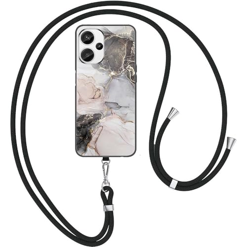 JMTALL Handykette für Xiaomi Redmi Note 13 Pro Plus 5G Handyhülle mit Abnehmbar Kette Band Grau Weiß Marmor Muster Stoßfest Necklace Schutzhülle Umhängeband Silikonhülle JMTALL Handykette für Xiaomi Redmi Note 13 Pro Plus 5G Handyhülle mit Abnehmbar Kette Band Grau Weiß Marmor Muster Stoßfest Necklace Schutzhülle Umhängeband Silikonhülle von JMTALL