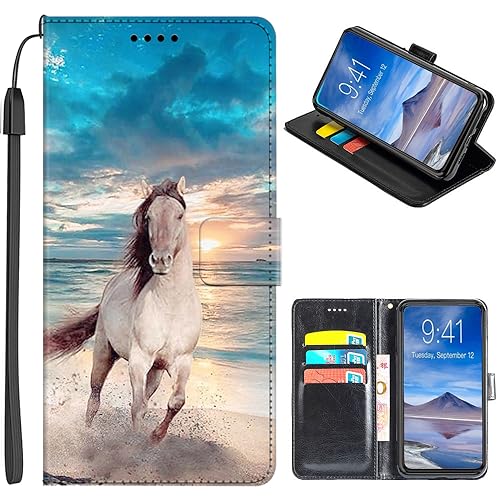 JMTALL Hülle für Huawei P30 Pro Klappbar PU Leder Flip Cover Handytasche Pferd Motiv Klapphülle mit Magnetisch Kartenfach Standfunktion Schutzhülle für Huawei P30 Pro JMTALL Hülle für Huawei P30 Pro Klappbar PU Leder Flip Cover Handytasche Pferd Motiv Klapphülle mit Magnetisch Kartenfach Standfunktion Schutzhülle für Huawei P30 Pro von JMTALL