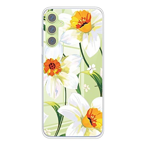 JMTALL Hülle für Samsung Galaxy A54 5G Silikon Handyhülle Case Lilien Motiv Dünne Weiche TPU Silikon Transparent Schutzhülle für Samsung Galaxy A54 5G JMTALL Hülle für Samsung Galaxy A54 5G Silikon Handyhülle Case Lilien Motiv Dünne Weiche TPU Silikon Transparent Schutzhülle für Samsung Galaxy A54 5G von JMTALL