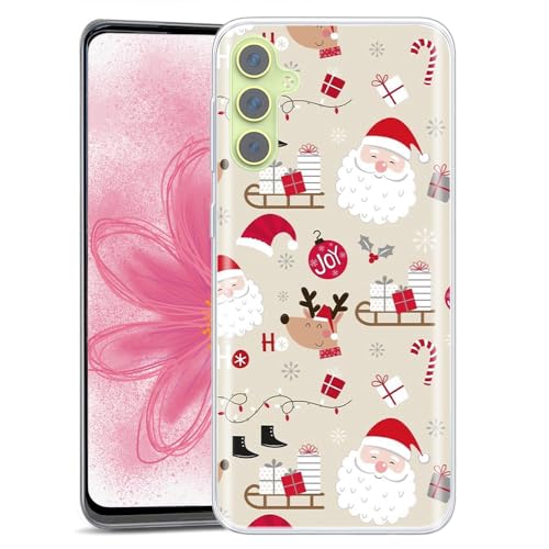 JMTALL Hülle für Samsung Galaxy A54 5G Silikon Handyhülle Case Weihnachtsbäume Motiv Dünne Weiche TPU Silikon Transparent Schutzhülle für Samsung Galaxy A54 5G - Santa Elch JMTALL Hülle für Samsung Galaxy A54 5G Silikon Handyhülle Case Weihnachtsbäume Motiv Dünne Weiche TPU Silikon Transparent Schutzhülle für Samsung Galaxy A54 5G - Santa Elch von JMTALL