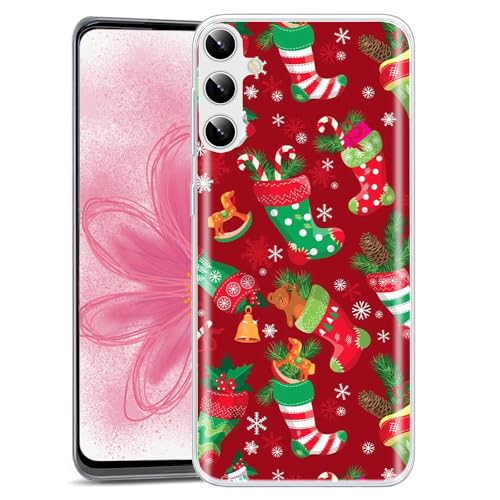 JMTALL Hülle für Samsung Galaxy S24 Silikon Handyhülle Case Weihnachten Motiv Dünne Weiche TPU Silikon Transparent Schutzhülle für Samsung Galaxy S24 - Strümpfe JMTALL Hülle für Samsung Galaxy S24 Silikon Handyhülle Case Weihnachten Motiv Dünne Weiche TPU Silikon Transparent Schutzhülle für Samsung Galaxy S24 - Strümpfe von JMTALL
