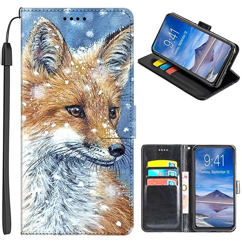 JMTALL Hülle für Xiaomi Redmi 13C Klappbar PU Leder Flip Cover Handytasche Fuchs Motiv Klapphülle mit Magnetisch Kartenfach Standfunktion Schutzhülle für Xiaomi Redmi 13C JMTALL Hülle für Xiaomi Redmi 13C Klappbar PU Leder Flip Cover Handytasche Fuchs Motiv Klapphülle mit Magnetisch Kartenfach Standfunktion Schutzhülle für Xiaomi Redmi 13C von JMTALL