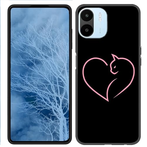 JMTALL Hülle für Xiaomi Redmi A2 / Redmi A1 Silikon Handyhülle Case Liebe Herz Katze Motiv Ultra Dünn Weiche TPU Silikon Stoßfeste Schutzhülle für Xiaomi Redmi A2 / Redmi A1 JMTALL Hülle für Xiaomi Redmi A2 / Redmi A1 Silikon Handyhülle Case Liebe Herz Katze Motiv Ultra Dünn Weiche TPU Silikon Stoßfeste Schutzhülle für Xiaomi Redmi A2 / Redmi A1 von JMTALL