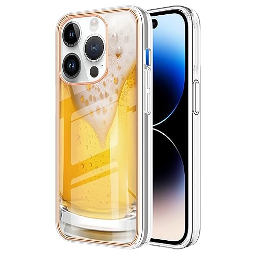 JMTALL Hülle für iPhone 14 Pro Silikon Handyhülle Case Bier Motiv Anti Gelb Kratzfest Stoßfest Stylische Weiche TPU Schutzhülle für iPhone 14 Pro JMTALL Hülle für iPhone 14 Pro Silikon Handyhülle Case Bier Motiv Anti Gelb Kratzfest Stoßfest Stylische Weiche TPU Schutzhülle für iPhone 14 Pro von JMTALL