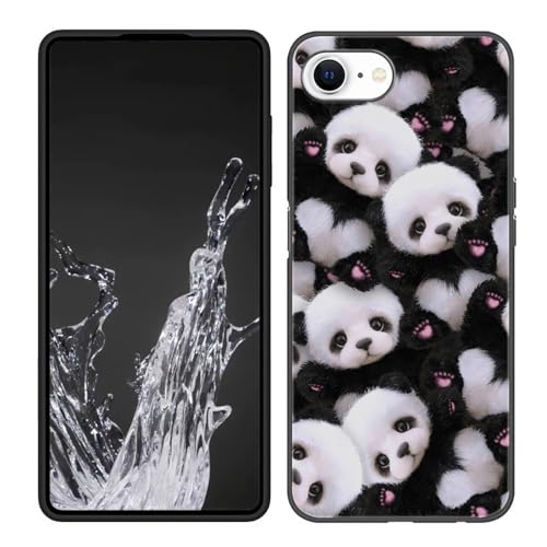 JMTALL Hülle für iPhone SE 2022 Silikon Handyhülle Case Panda Motiv Ultra Dünn Weiche TPU Silikon Stoßfeste Schutzhülle für iPhone SE 2022 JMTALL Hülle für iPhone SE 2022 Silikon Handyhülle Case Panda Motiv Ultra Dünn Weiche TPU Silikon Stoßfeste Schutzhülle für iPhone SE 2022 von JMTALL