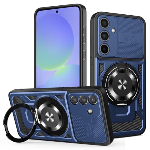 JMstore Hülle für Samsung Galaxy A36 5G/A56 5G, Kameraschutz 360°Metal Ring Ständer Schutzhülle, Silikon TPU Hart PC Handy Hüllen Schutzhülle Standard Stoßfest Cover - Blau JMstore Hülle für Samsung Galaxy A36 5G/A56 5G, Kameraschutz 360°Metal Ring Ständer Schutzhülle, Silikon TPU Hart PC Handy Hüllen Schutzhülle Standard Stoßfest Cover - Blau von JMstore